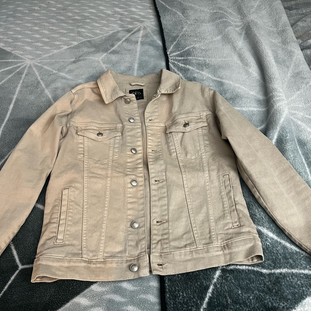 Zara Jean Top Beige